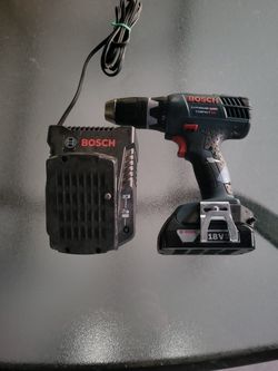 Bosch 18v drill with charger