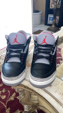 Air Jordan 3 Black Cement Sneakers