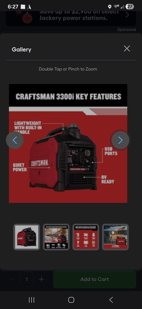 Craftsman Power Generator