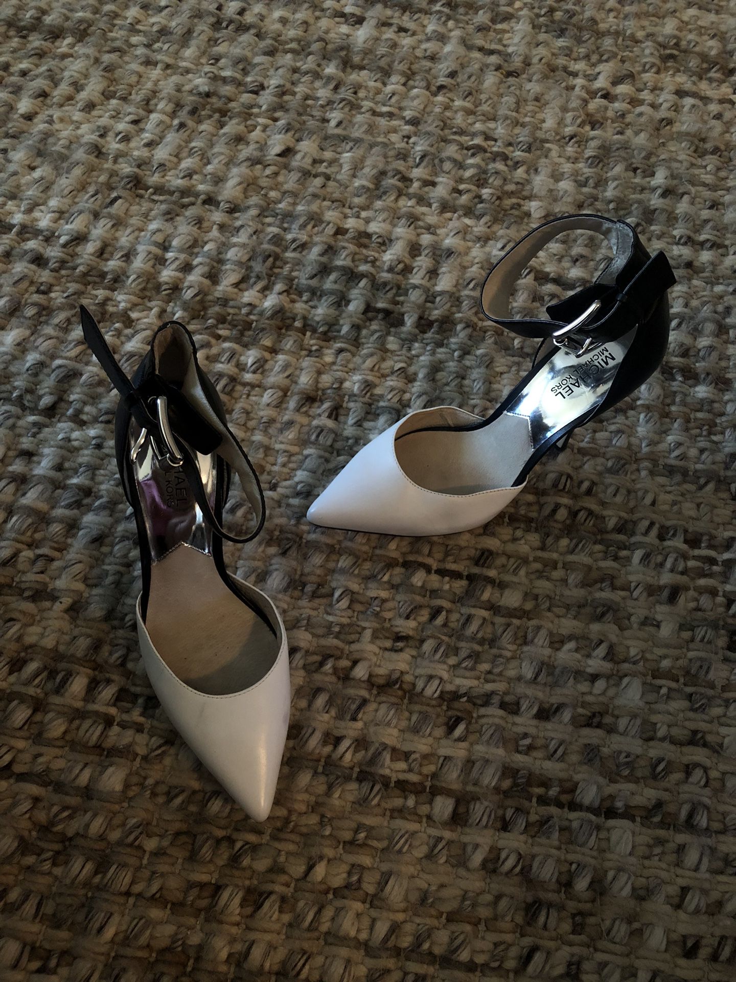Black And White Michael Kors Heels