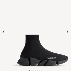 Balenciaga 2.0 Recycled Knit Sneaker Black