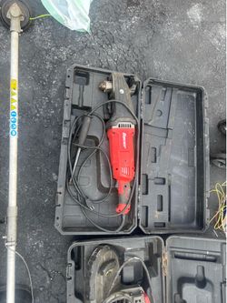 Auger, band saw, 8 in rnd sander