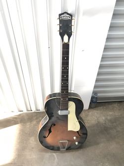 Vintage Truetone Archtop Electric Guitar