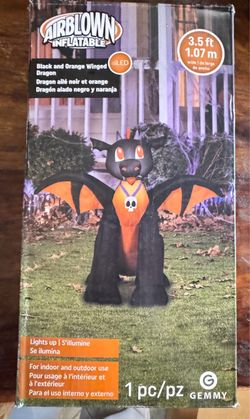 NIB - Airblown Inflatable Winged Dragon
