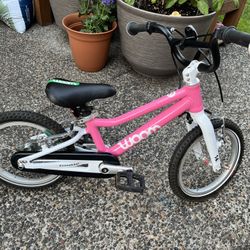 Rare Pink Woom 2 Kids Bike