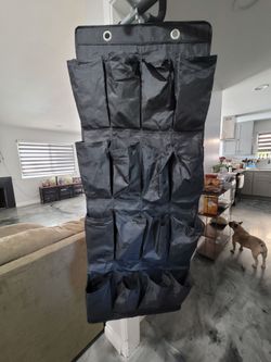 Hanging shoe storage for closet