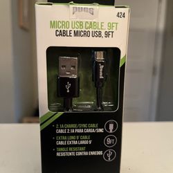 USB Micro Cable - 9 Ft.  