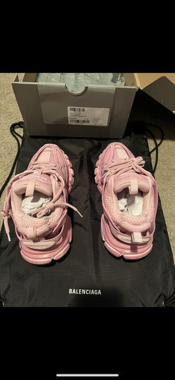 Balenciaga track Sneaker- Faded Pink, Size US 6