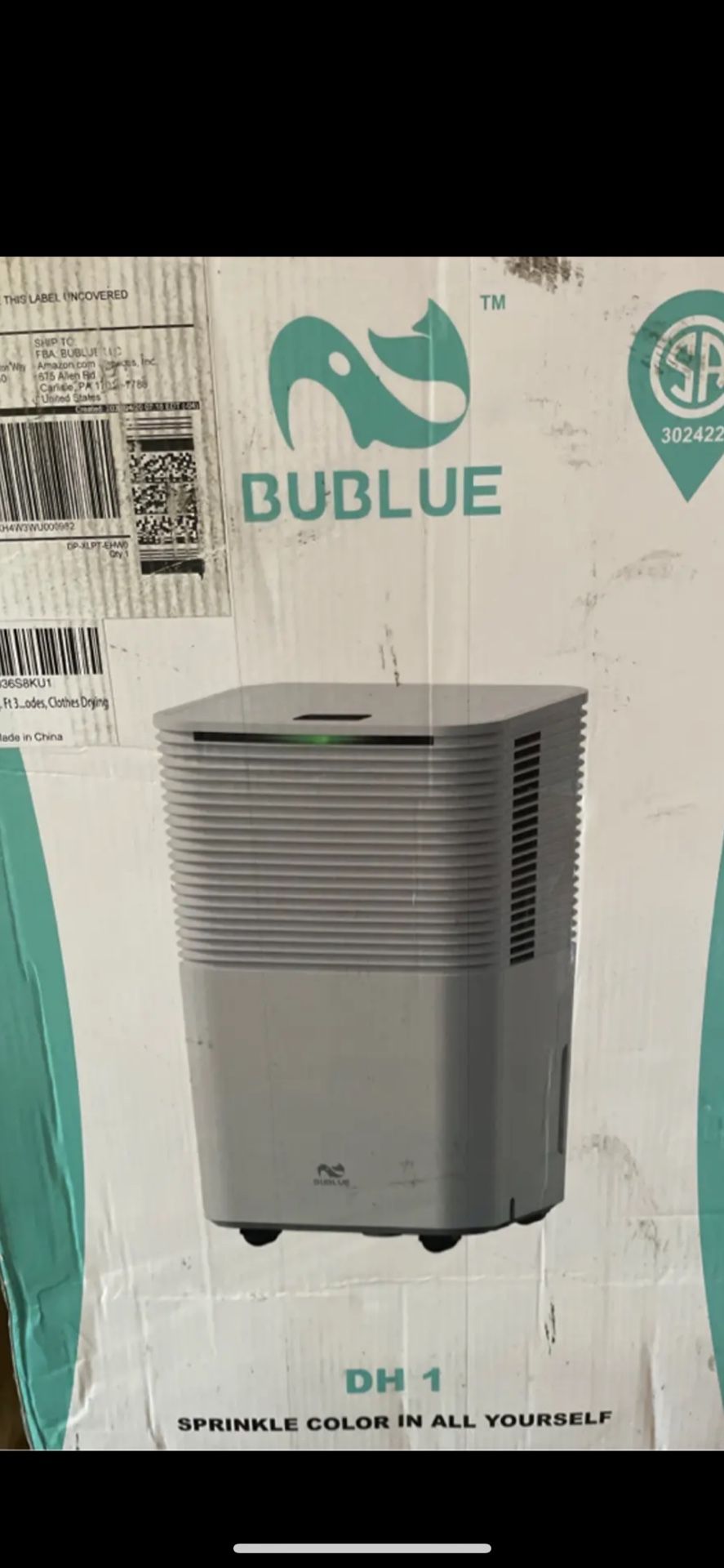 BUBLUE 2000 Sq. Ft Dehumidifier for Basements, Home and Large Room with Auto or Manual Drainage | 36 db Industry Leading Noise Reducing | Integrated A