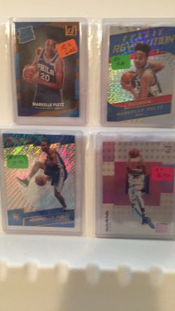 4 Markelle Fultz Rookie cards