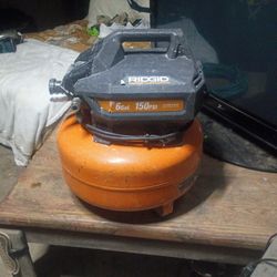 150psi 6 Gal RIDGID air Compressor Dual Port 