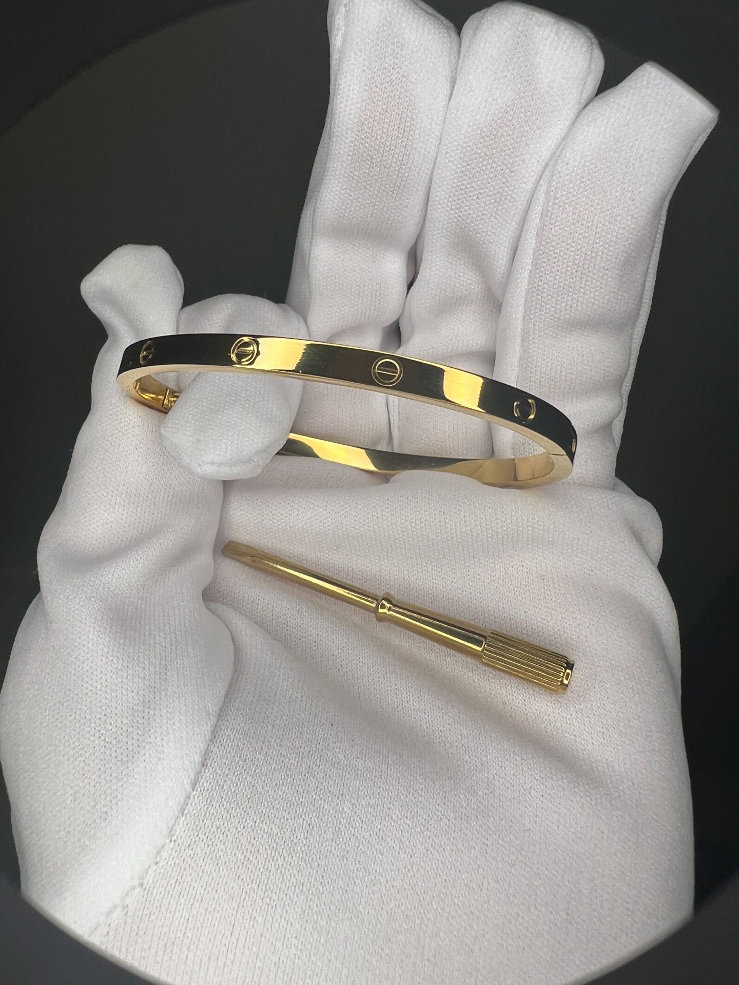 18k plate gold bracelet