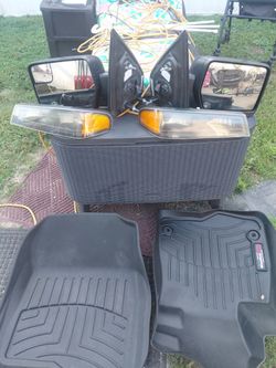 Ford side mirrors n run lights n floor mats