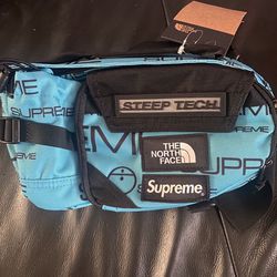 Supreme The North Face Steep Tech Waist Bag (Teal) for Sale in