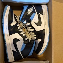 Women’s Air Jordan 1 Mid University Blue (Size 9)