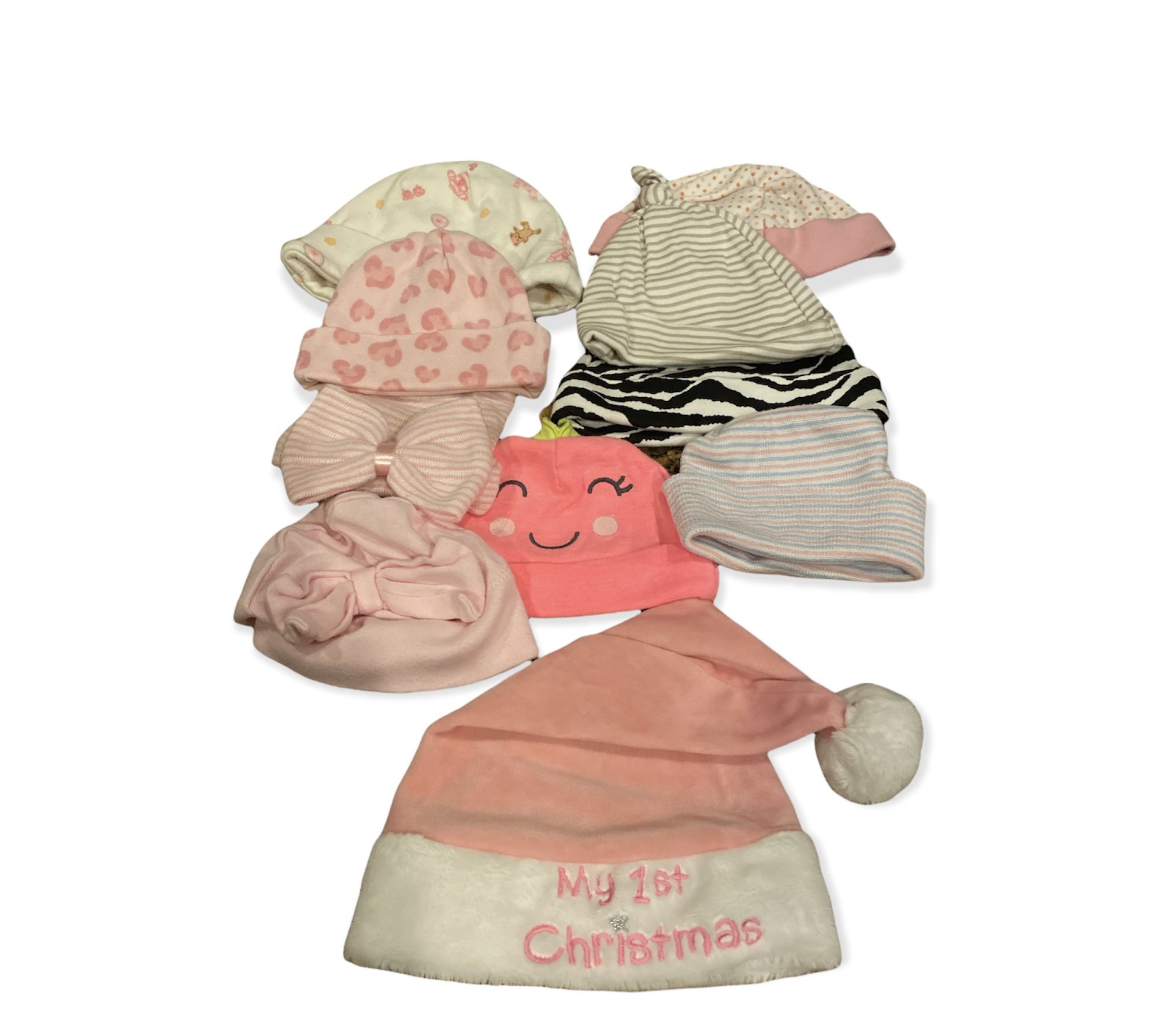 10x Baby Girl Hats