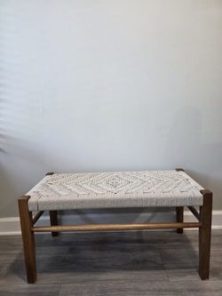 Woven bench