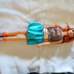 Barbie Reproduction Redhead Twist And Turn Zorko Outfit