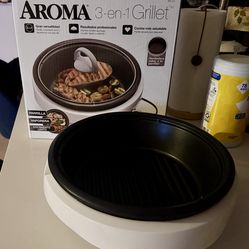 Excellent condition Aroma Brand Indoor Grill