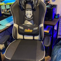 Office Chair Black Panther Gaming Chair (wide seat big and tall)