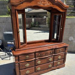 Dresser with Mirror. 