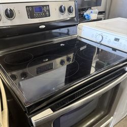 Whirlpool stainless steel stove 