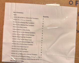 36 NEW HOGG Tumbler Blanks