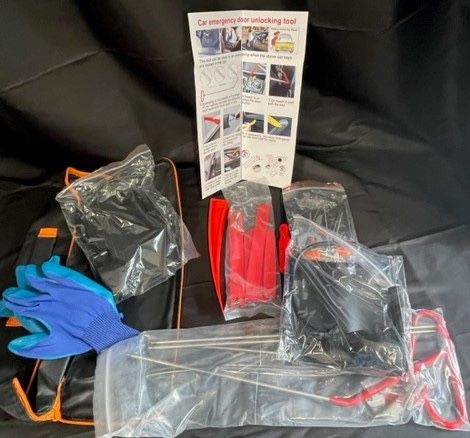 New, Price Firm, GB-GUYBUY Professional Automotive Emergency Car Tool Kit, Heavy Duty Trim Tools and Opener Kit for Cars 11 PCS