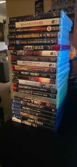 assorted Playstation games