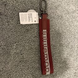 Lululemon Never Lost Keychain *Reflective Color Rockwood/Red Clay 
