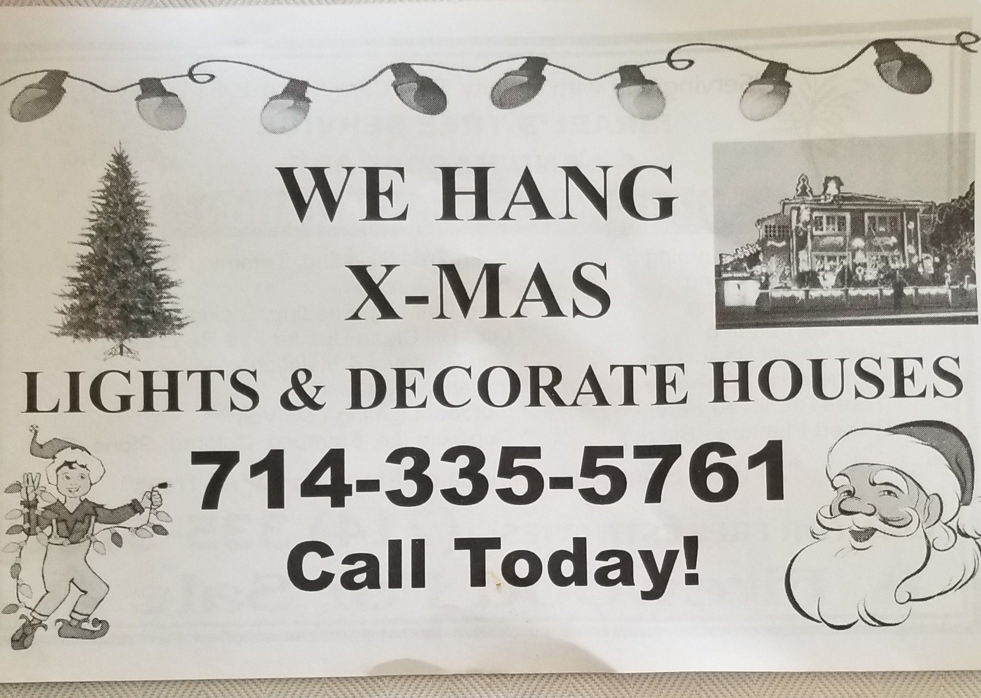 Christmas lights