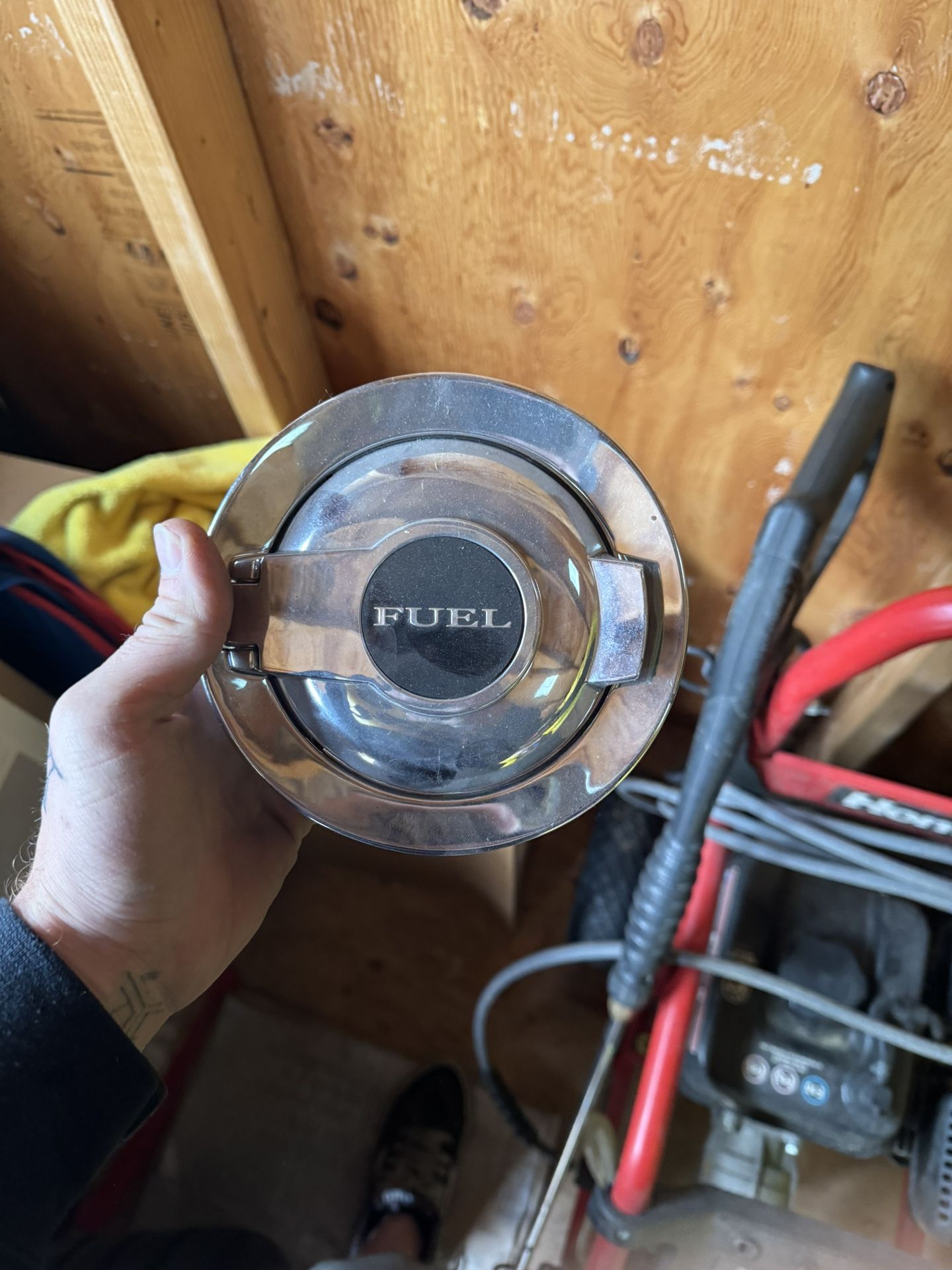 Aluminum Mopar Fuel Door