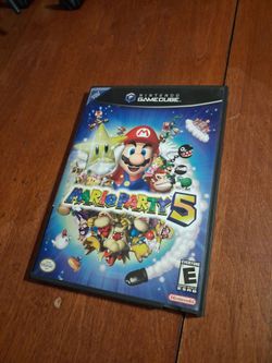 GameCube Mario Party 5 complete tested and working commission is good $65