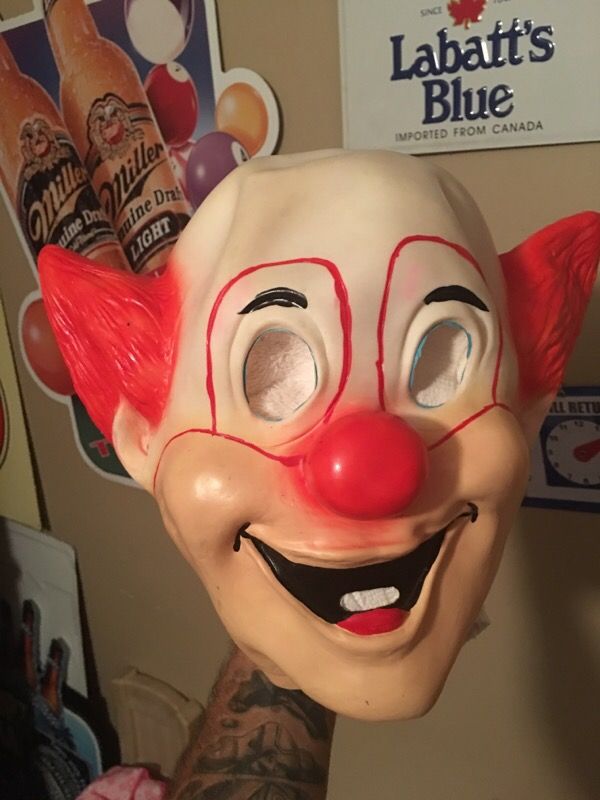 Vintage Bozo The Clown Mask