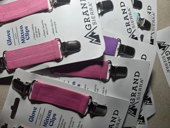 Mitten clips. Help keeps gloves together and clipped to clothing