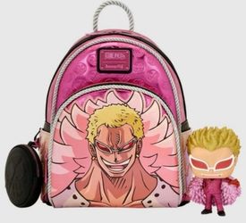 SDCC 2026 Loungefly Bag & Funko One Piece Doflamingo Diamond Bag + Pop Bundle