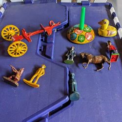 Vintage Toys. Most Metal Some Plastic.