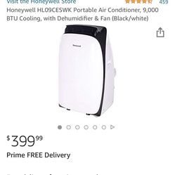 Honeywell HL09CESWK portable Air Conditioner