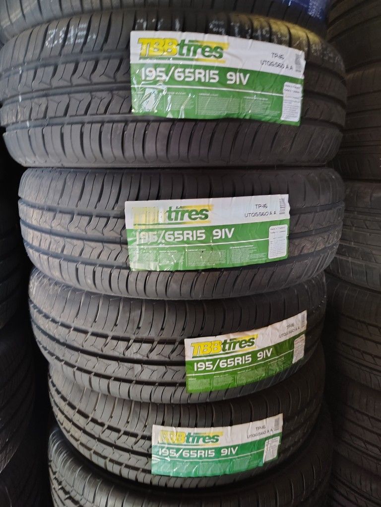 Llantas/Tires 195/65r15 TBB Tires INSTALACIÓN Y BALANCEO GRATIS
