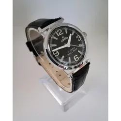 Vintage Roamer Men's Leather Mechanical Plain Janne Watch RARE