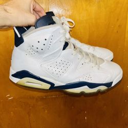 Jordan 6 Retro Midnight Navy🤍💥🇨🇼🥶🙌For Sale Size 12 Men!!🔥👟💥🦾