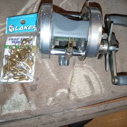 Very Nice ABU Garcia 5501c3  Left Handed Fishing Real 