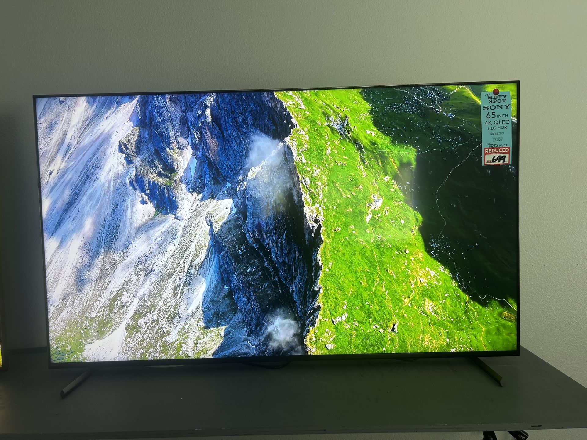 Sony 65" 4k 120hz smart tv xr65x90l