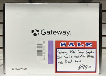 Gateway 15.6” Laptop Computer Intel Core i3 4GB RAM 640GB HDD Brand New