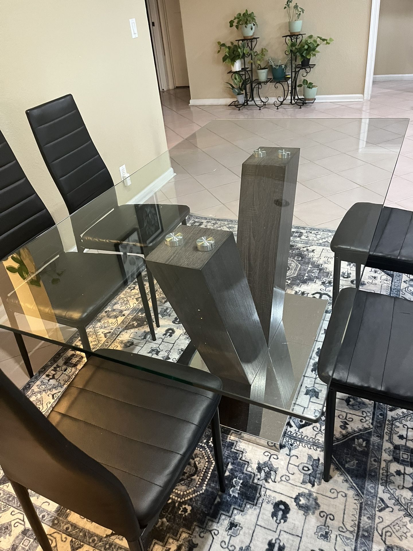Dining Table With 5 Chairs