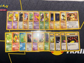 Pokémon Vintage TCG 1st Edition Team Rocket Set of 23 Cards