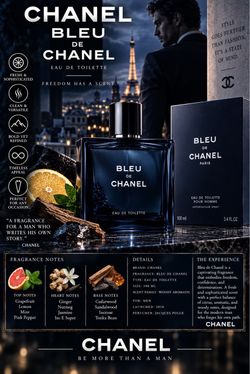 Chanel blue full size bottle