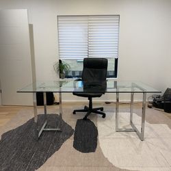 Glass Office Desk