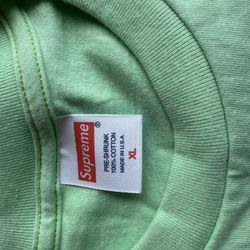 Supreme Men's Green T-shirt Size XL 