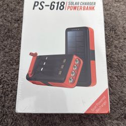 Solar Charger Power Bank 63200mAh, Portable Charger with Dual Outputs & Dual Inputs 4 LEDs Flashlight, Hand Crank Power Bank Fast Charging Battery Pac